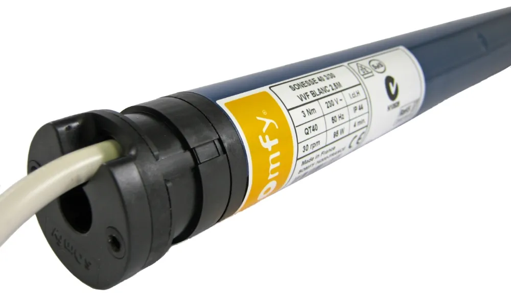 Motor Somfy Sonesse 40 WT 9/12 pentru jaluzele, cu cablaj, compatibil KNX, 220V