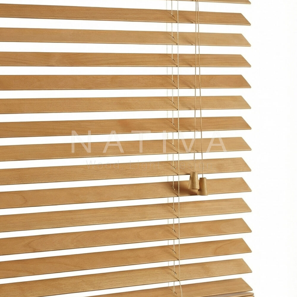 Jaluzea din lemn de tei 25 mm - NATIVA - TEI25NAT